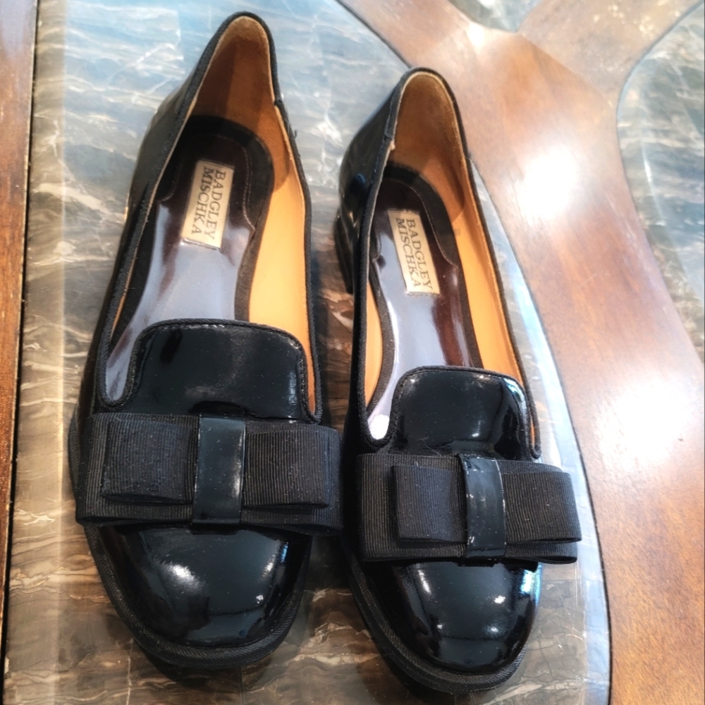 Badgley Mischka Bow Tie Flats